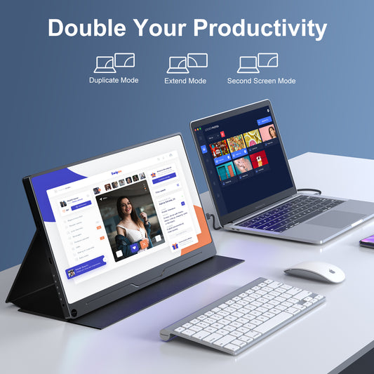 15.6 Inch Portable Monitor for Laptop PC Phone and Travel Use Global swanky 3