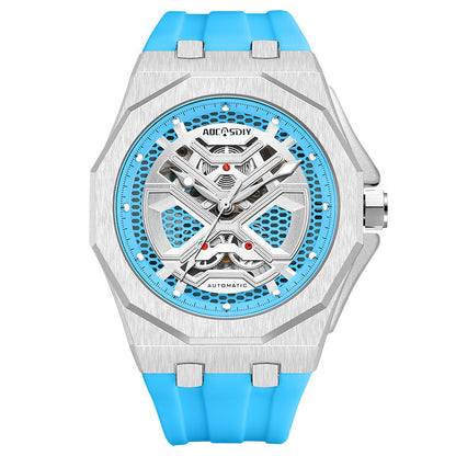Buy Trendy Hollow Mechanical Watch with Water Resistance