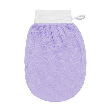 150D medium fine sand viscose fiber imitation silk rubbing gloves bath towel artifact does not hurt the skin special rubbing mud