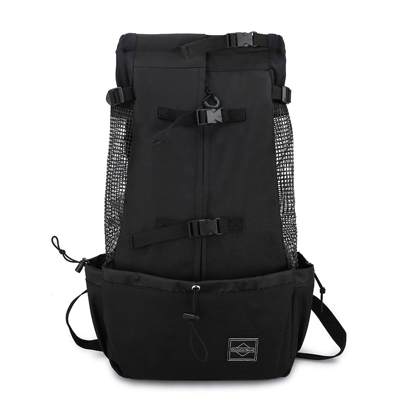 Buy Dog Carrier Backpack With Breathable Mesh and Safety Strap