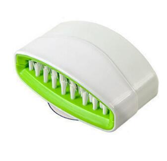 Buy Kitchen Cleaning Brush with Suction Cup for Knives & Fruits