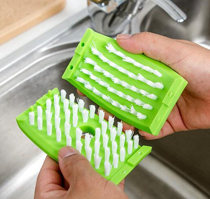 Buy Kitchen Cleaning Brush with Suction Cup for Knives & Fruits
