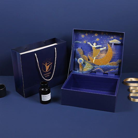Hand Gift Packaging Box Birthday Gift Bag Customizable Box