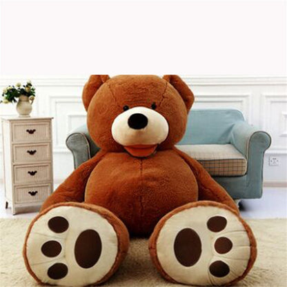 Giant Teddy Bear Plush Toy – Huge Soft Toy With Leather Shell