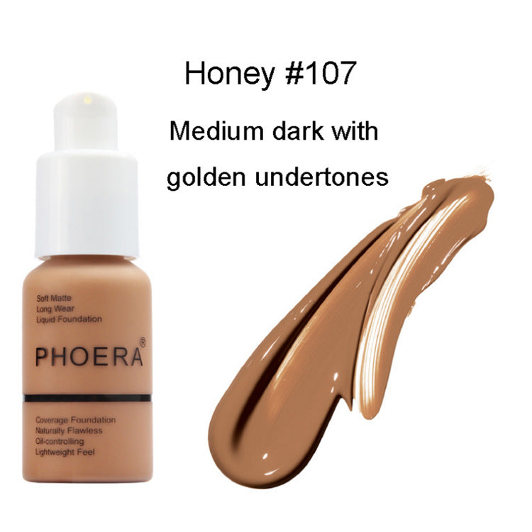 Oil Control Matte Concealer Foundation Cream – Natural Look