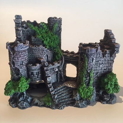 Aquarium Resin Castle Decoration for Fish Tank Landscape