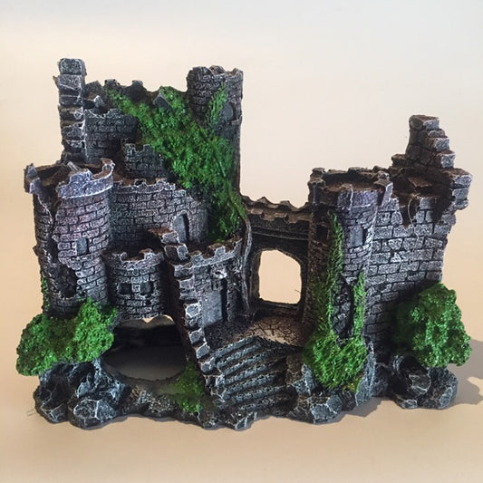 Aquarium Resin Castle Decoration for Fish Tank Landscape