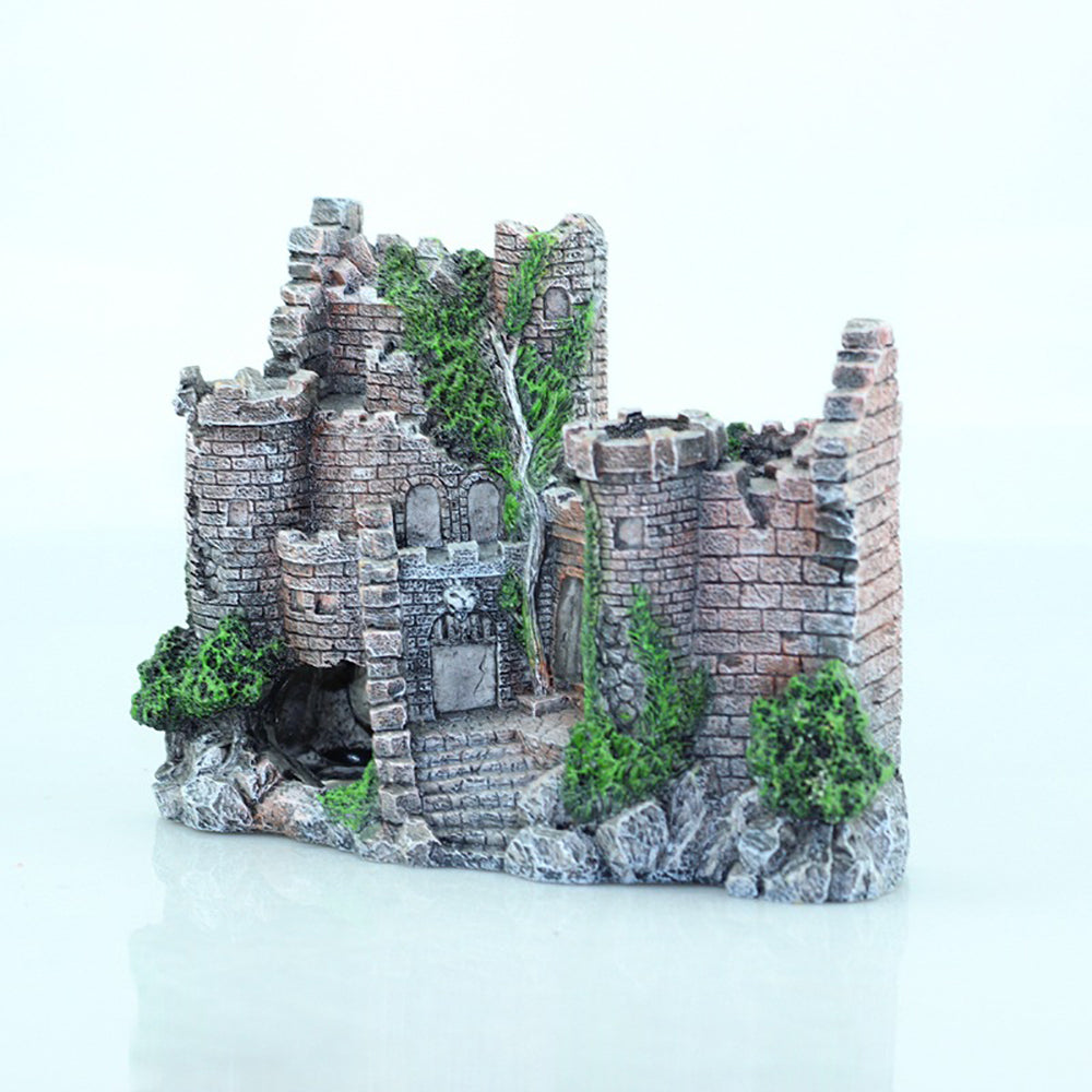 Aquarium Resin Castle Decoration for Fish Tank Landscape