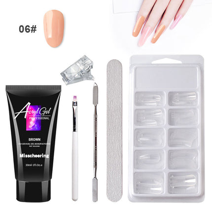 Buy Painless Extension Gel Nail Art – Quick Model Crystal Gel Set