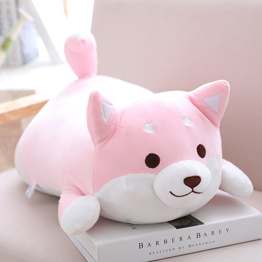 Buy Cute Fat Shiba Inu Dog Plush Toy – Soft Kawaii Cartoon Pillow