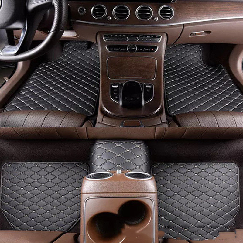 Universal Right Rudder Leather Quilted Full Surround Pad