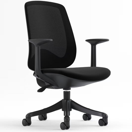 Mesh Office Chair Ergonomic with Rollers for Easy Movement