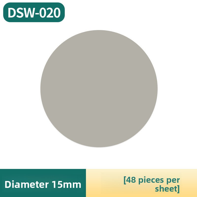 15mm PVC Furniture Screw Hole Cover Sticker