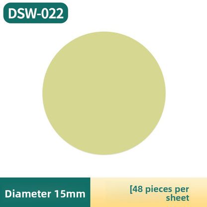 15mm PVC Furniture Screw Hole Cover Sticker