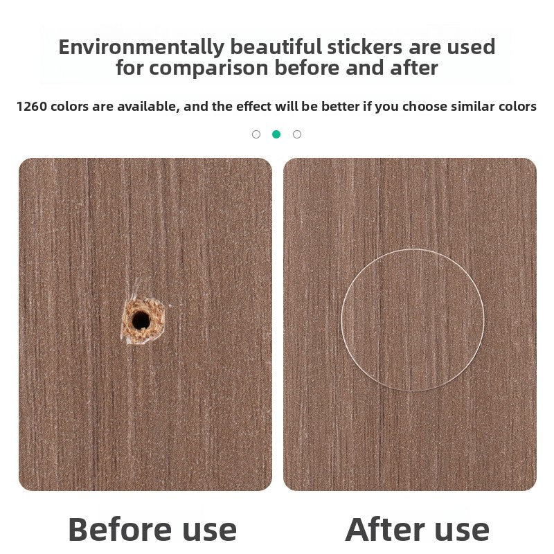 15mm PVC Furniture Screw Hole Cover Sticker