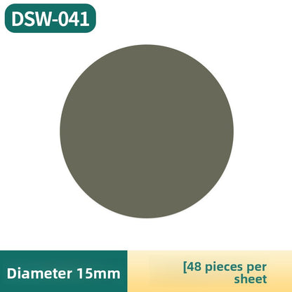 15mm PVC Furniture Screw Hole Cover Sticker
