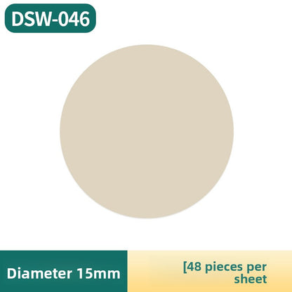 15mm PVC Furniture Screw Hole Cover Sticker