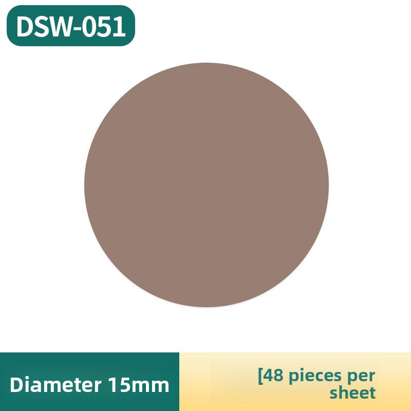 15mm PVC Furniture Screw Hole Cover Sticker