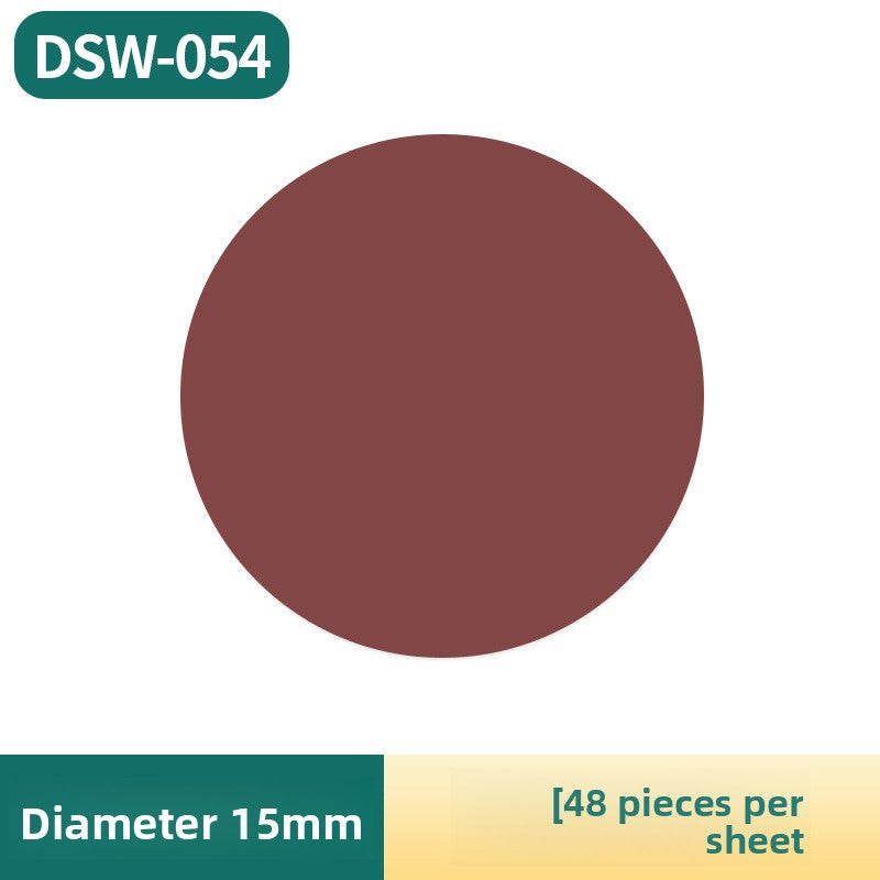 15mm PVC Furniture Screw Hole Cover Sticker