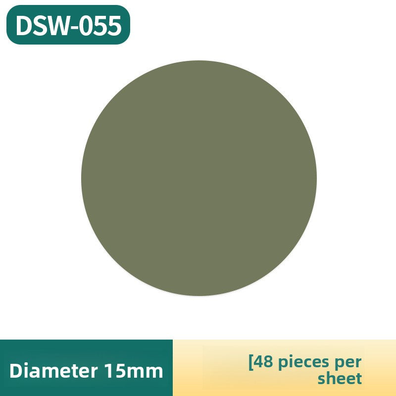 15mm PVC Furniture Screw Hole Cover Sticker