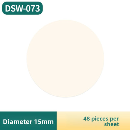 15mm PVC Furniture Screw Hole Cover Sticker