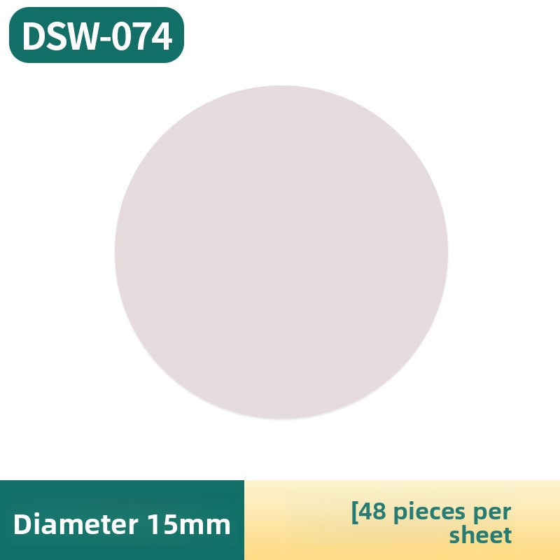 15mm PVC Furniture Screw Hole Cover Sticker