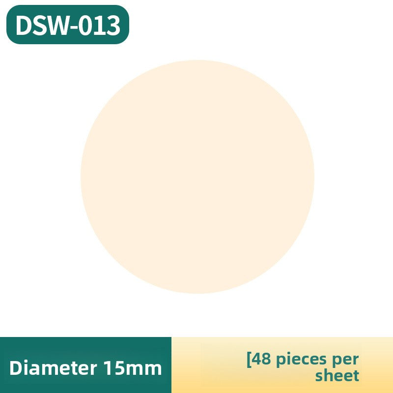 15mm PVC Furniture Screw Hole Cover Sticker