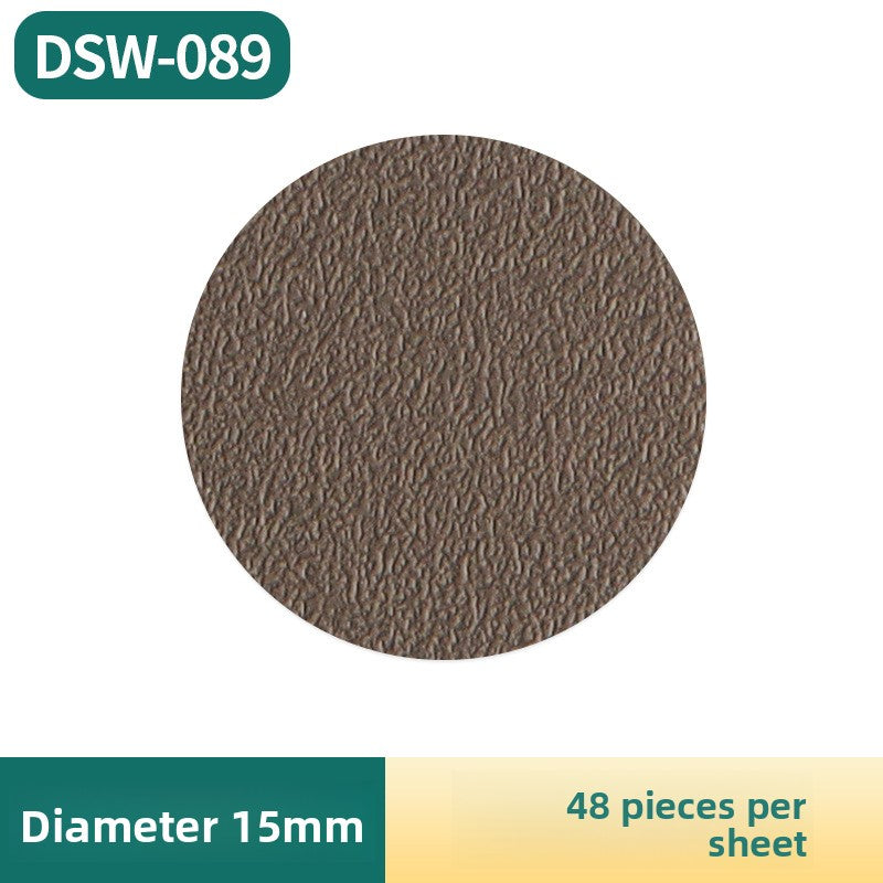 15mm PVC Furniture Screw Hole Cover Sticker