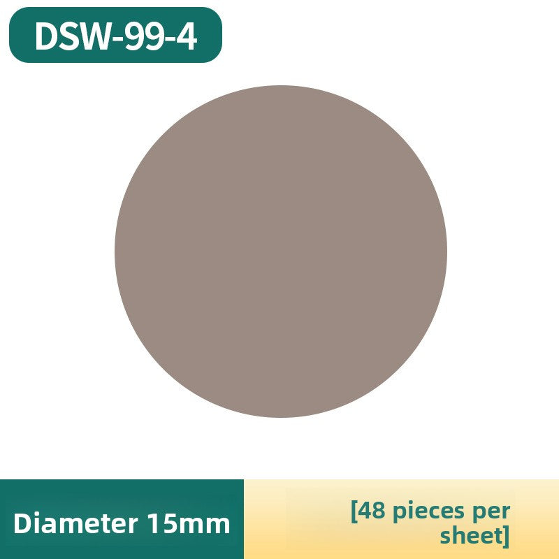 15mm PVC Furniture Screw Hole Cover Sticker