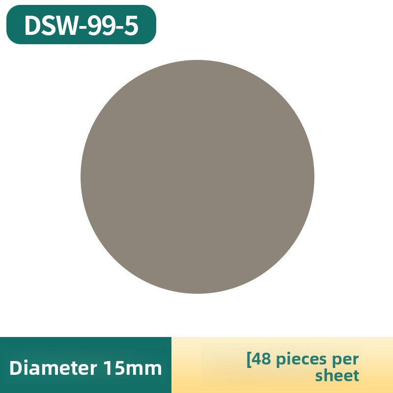 15mm PVC Furniture Screw Hole Cover Sticker