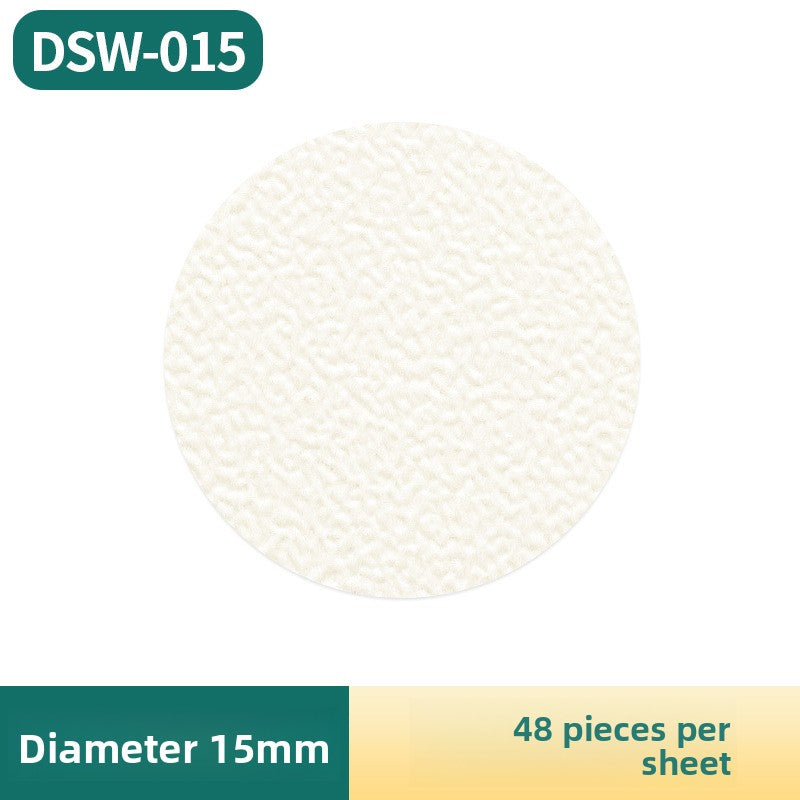 15mm PVC Furniture Screw Hole Cover Sticker