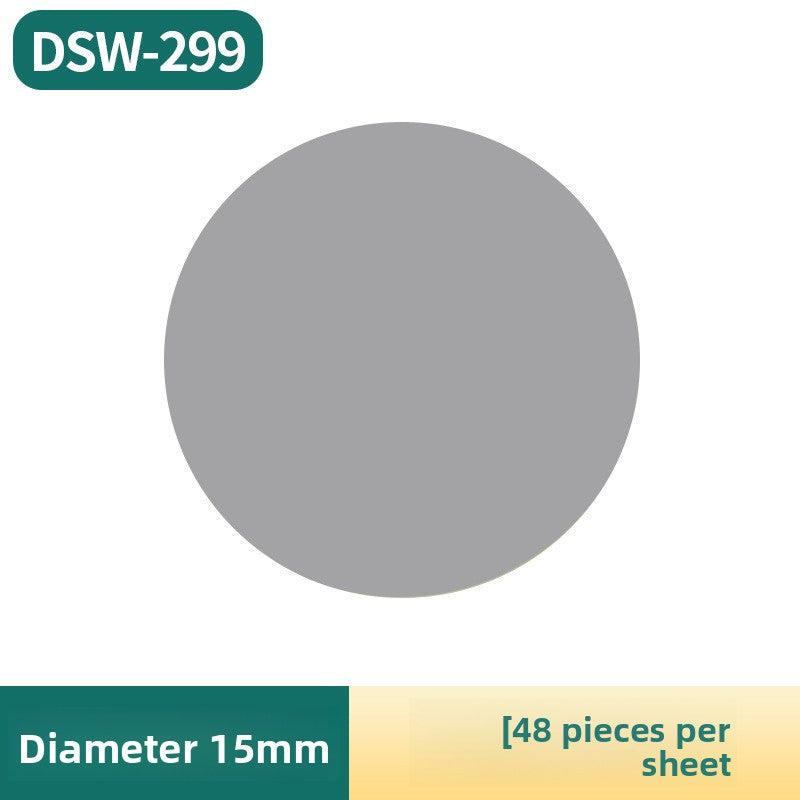 15mm PVC Furniture Screw Hole Cover Sticker
