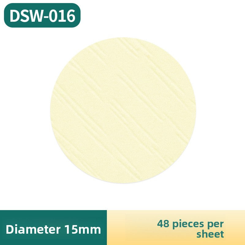 15mm PVC Furniture Screw Hole Cover Sticker
