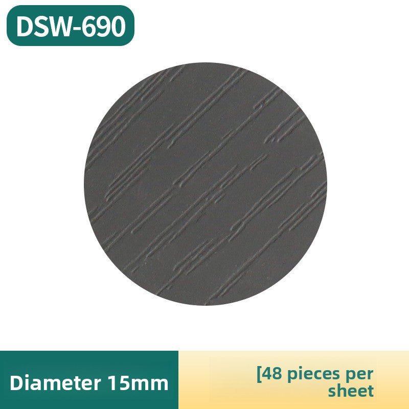 15mm PVC Furniture Screw Hole Cover Sticker