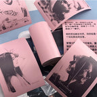 3pcs thermal paper / Pink