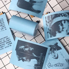 3pcs thermal paper / Blue