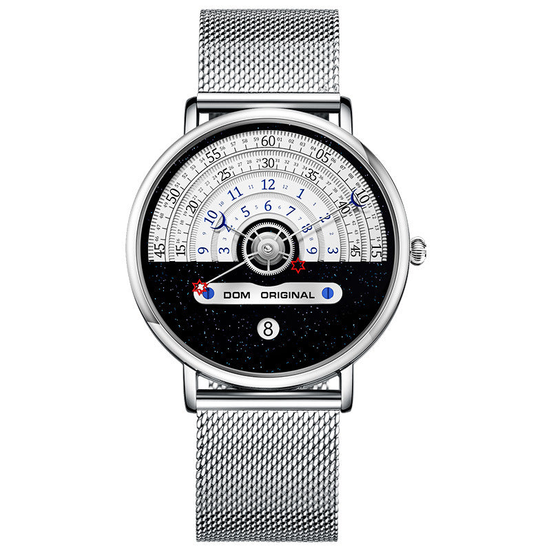 Luxury Mens Watch M-1288 Creative Dial Wristwatch