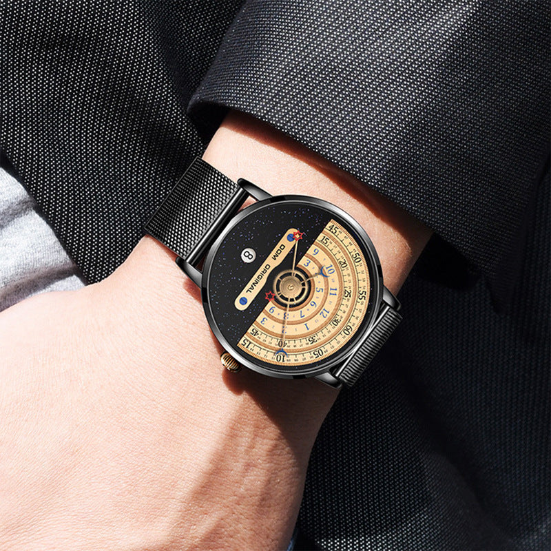 Luxury Mens Watch M-1288 Creative Dial Wristwatch
