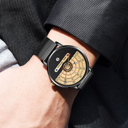 Luxury Mens Watch M-1288 Creative Dial Wristwatch