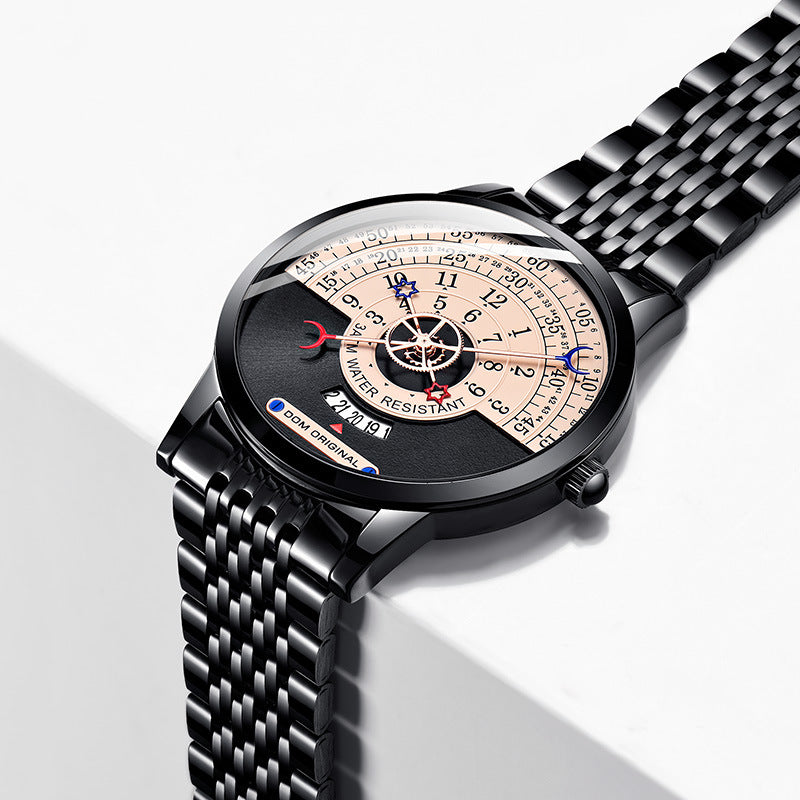 Luxury Mens Watch M-1288 Creative Dial Wristwatch