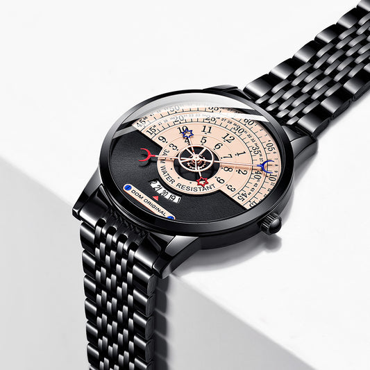 Luxury Mens Watch M-1288 Creative Dial Wristwatch
