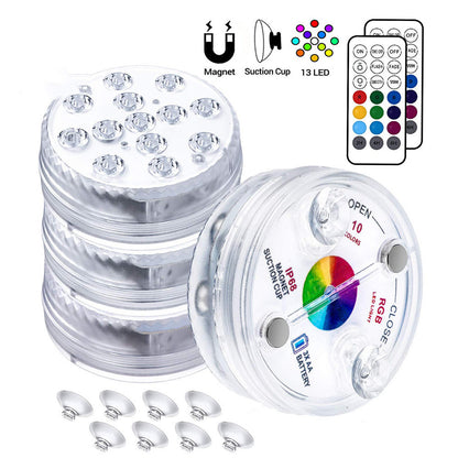 Buy 13 LED Submersible Light – Suction Cup & RF Remote Control