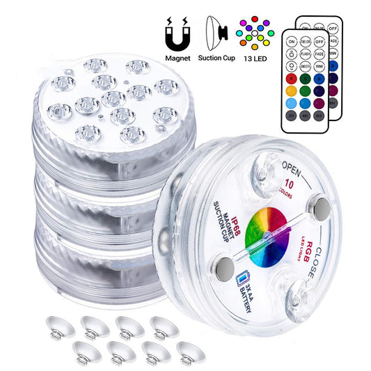 Buy 13 LED Submersible Light – Suction Cup & RF Remote Control