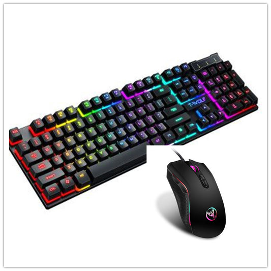 Luminous Gaming USB Wired Keyboard Floating Manipulator