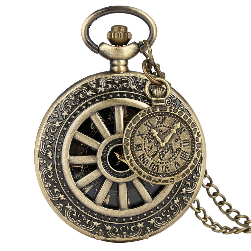 Hollow Gear Creative Pocket Watch – Stylish Steampunk Design