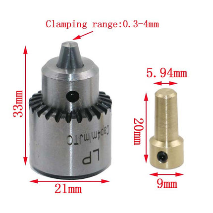Drill Chuck with Sleeve – Electric Drill Tail Hole 3.17mm