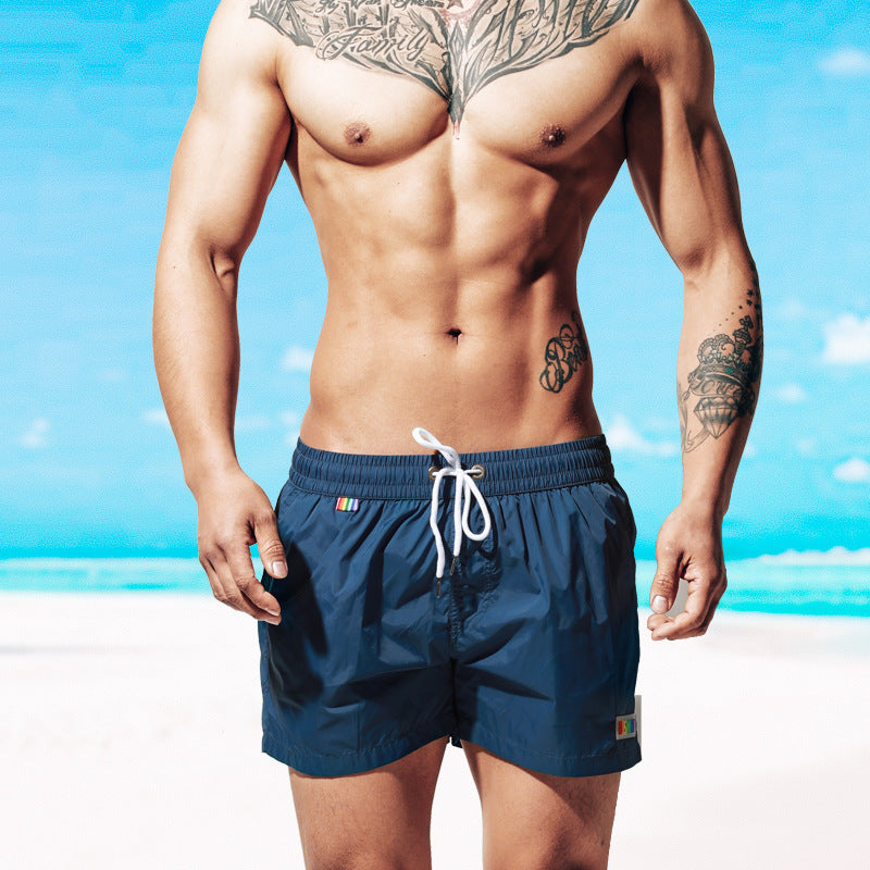 Beach Shorts Sports Loose Seaside Vacation Rainbow Swimming