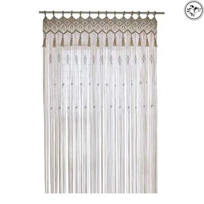 Bohemian Hand-Woven Tapestry Curtain – Stylish Room Partition