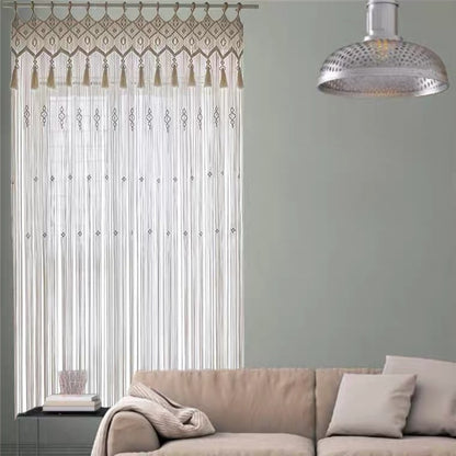 Bohemian Hand-Woven Tapestry Curtain – Stylish Room Partition