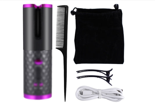 Wireless USB Curling Iron with Charging Function for Styling